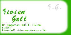 vivien gall business card